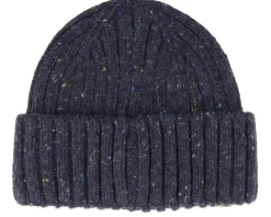 Beanie Donegal Wool Navy Cuff - Stetson