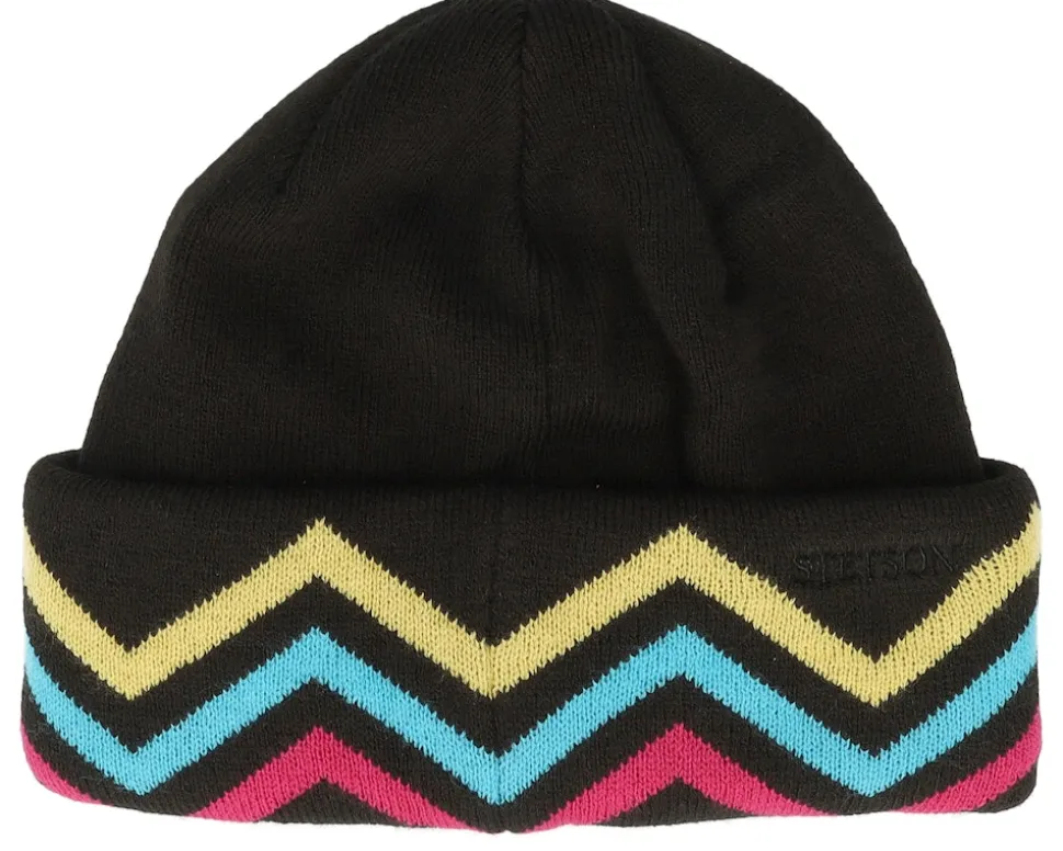 Beanie Freestyle Black Cuff Balaclava - Stetson