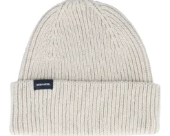 Beanie Hemavan Wool Pearl White Cuff - Dedicated