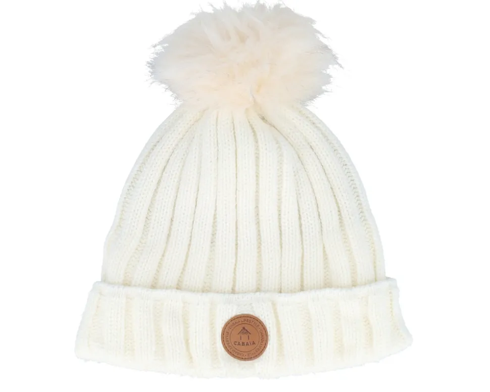 Beanie Kir Royal White Pom - Cabaïa