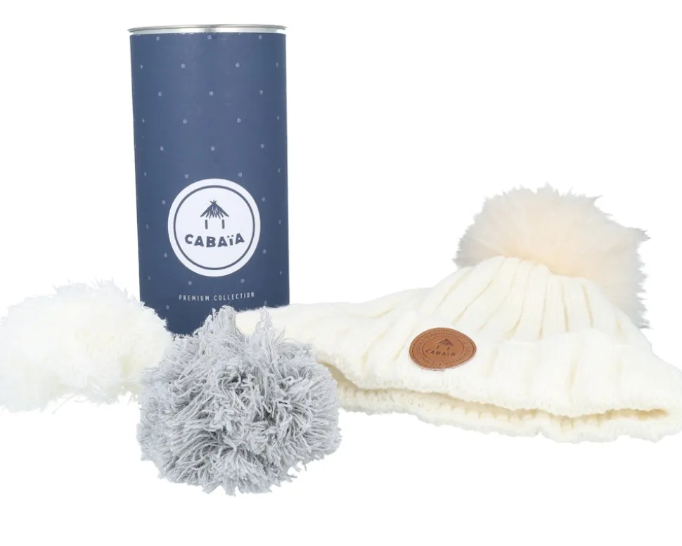 Beanie Kir Royal White Pom - Cabaïa