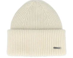 Beanie Merino Off White Cuff - Stetson