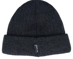 Beanie No Wind 32 Wool Mix Anthracite Cuff - MJM Hats