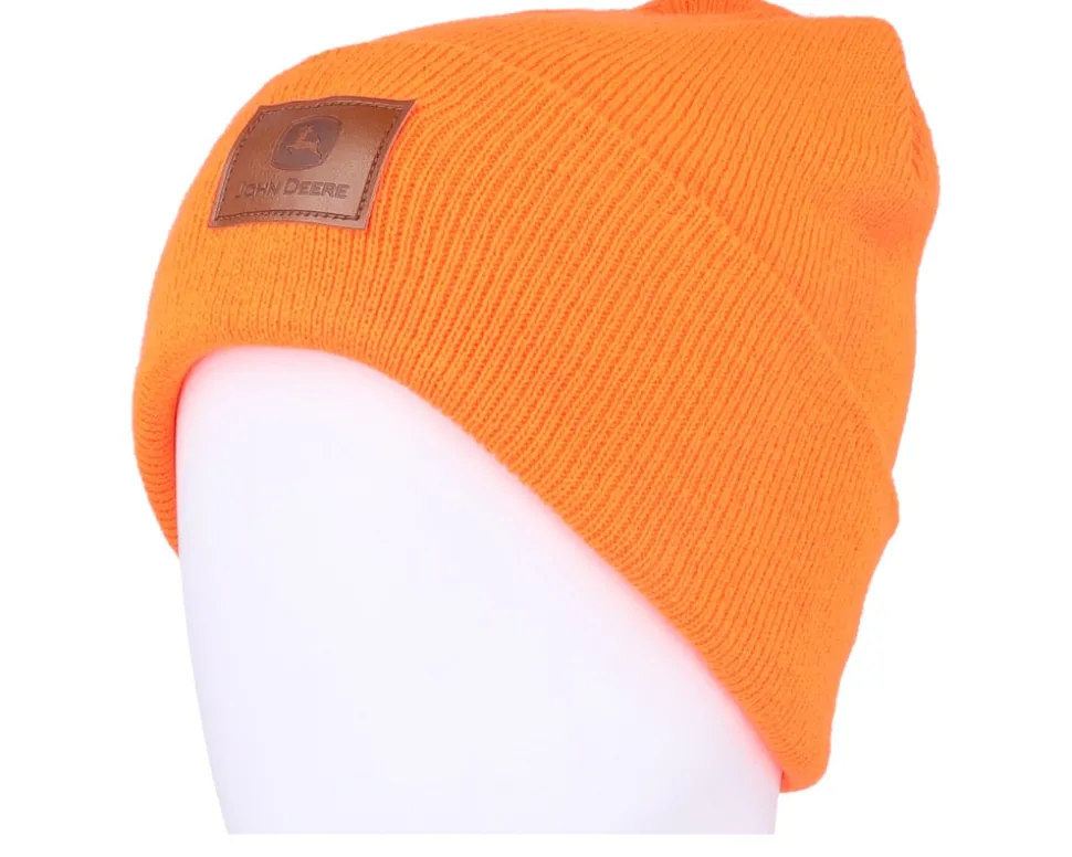 Beanie Orange Cuff - John Deere