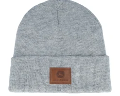 Beanie Oxford Grey Cuff - John Deere