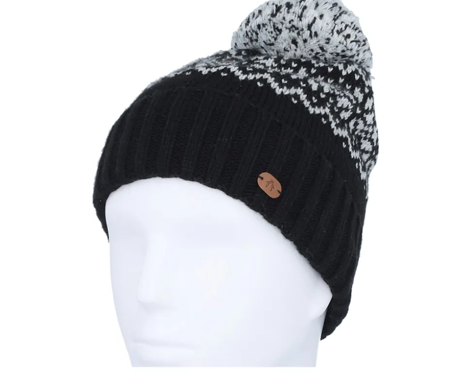 Beanie Spritz Black Pol Pom - Cabaïa
