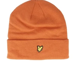 Beanie Victory Orange Cuff - Lyle & Scott