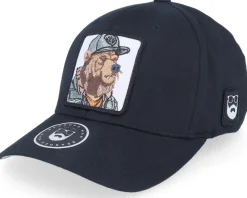 Bear Cap Man Black Flexfit - Bearded Man