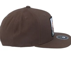 Bear Cap Man Classic Dark Brown Snapback - Bearded Man