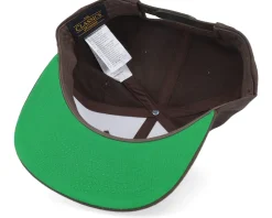 Bear Cap Man Classic Dark Brown Snapback - Bearded Man