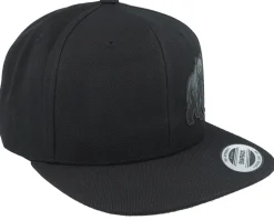 Bear Engraved Black Snapback - Wild Spirit