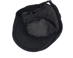 Bear Patch Charcoal Wool Ivy Flat Cap - Wild Spirit