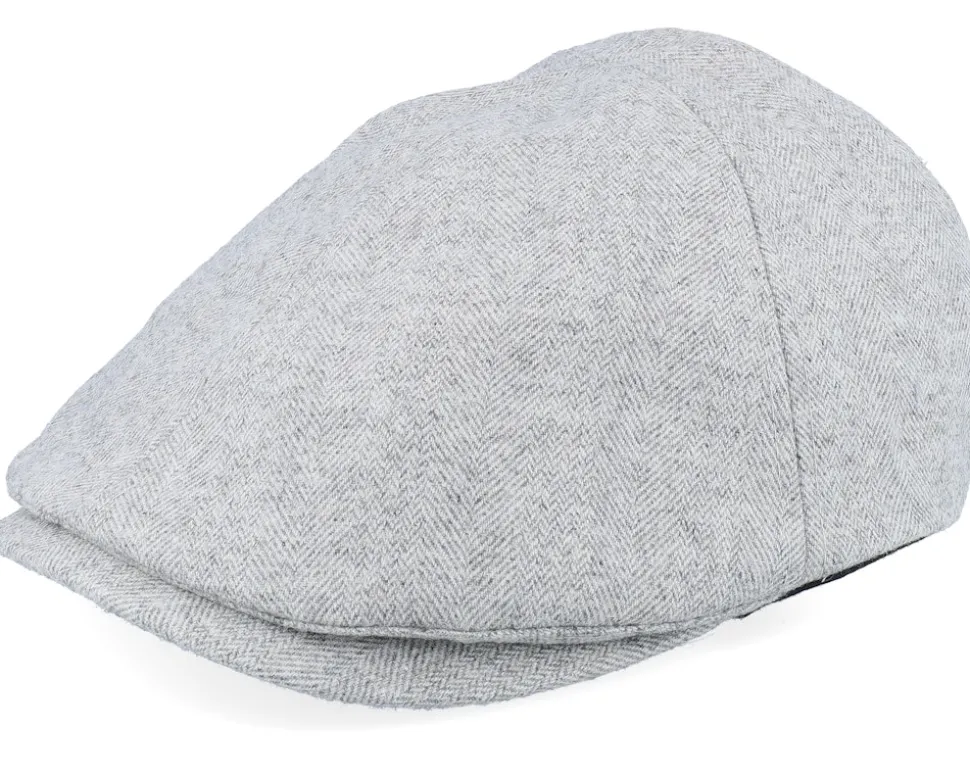 Bear Patch Light Grey Ivy Flat Cap - Wild Spirit