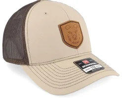 Bear Shield 112 Split Khaki/Coffee Trucker - Iconic
