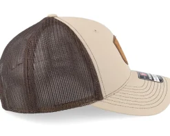 Bear Shield 112 Split Khaki/Coffee Trucker - Iconic