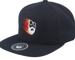 Beard Comet Black Snapback - Bearded Man