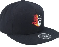 Beard Comet Black Snapback - Bearded Man