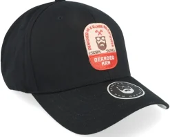 Beard Label Patch Black Flexfit - Bearded Man