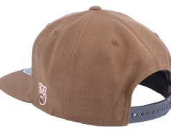 Beard Label Patch Brown Snapback