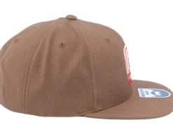 Beard Label Patch Brown Snapback