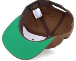 Beard Label Patch Brown Snapback