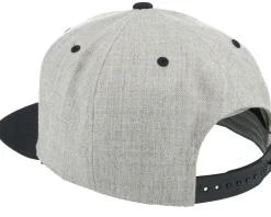 Beard Logo Grey/Black Snapback - Bearded Man