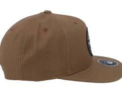 Beard Logo R Classic Tan Snapback - Bearded Man