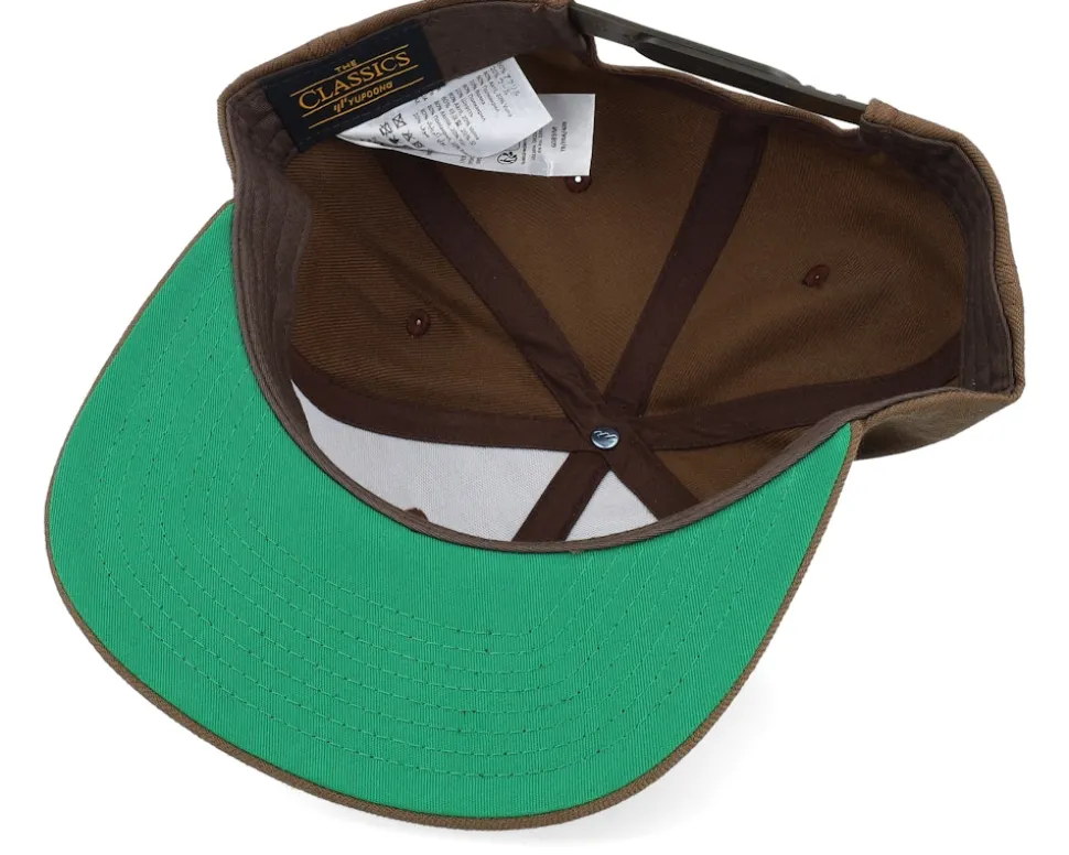 Beard Logo R Classic Tan Snapback - Bearded Man