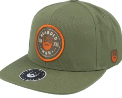 Beard Logo R Classic Tan Snapback - Bearded Man