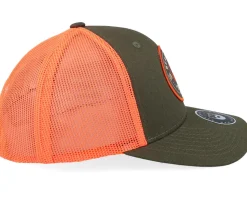 Beard Logo R Dark Mash/Fluorescent Orange Trucker - Bearded Man