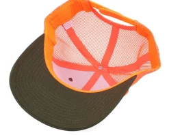 Beard Logo R Dark Mash/Fluorescent Orange Trucker - Bearded Man