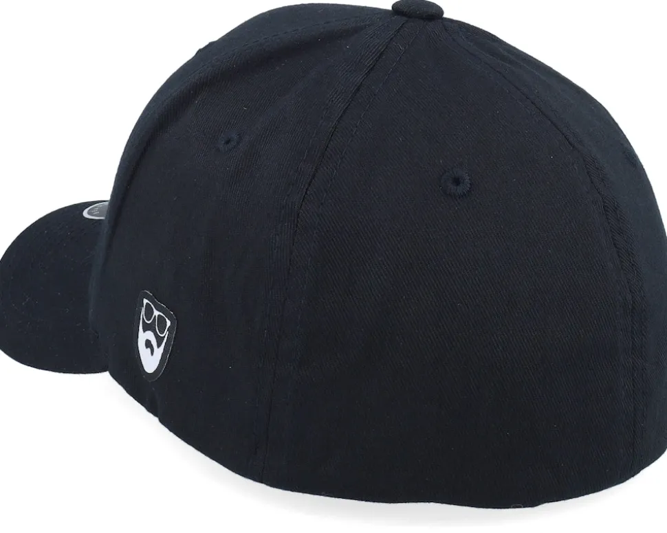 Beard Logo R Wooly Combed Black Flexfit - Bearded Man