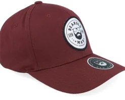 Beard Logo R Wooly Combed Maroon Flexfit - Bearded Man