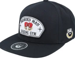 Bearded Boxing Gym Black Snapback - Bearded Man