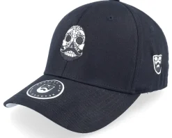 Bearded Calaveras Scull Black Flexfit - Bearded Man