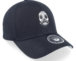 Bearded Calaveras Scull Black Flexfit - Bearded Man