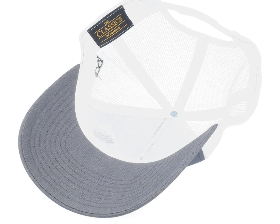 Bearded Calaveras Scull Grey/White Trucker - Bearded Man