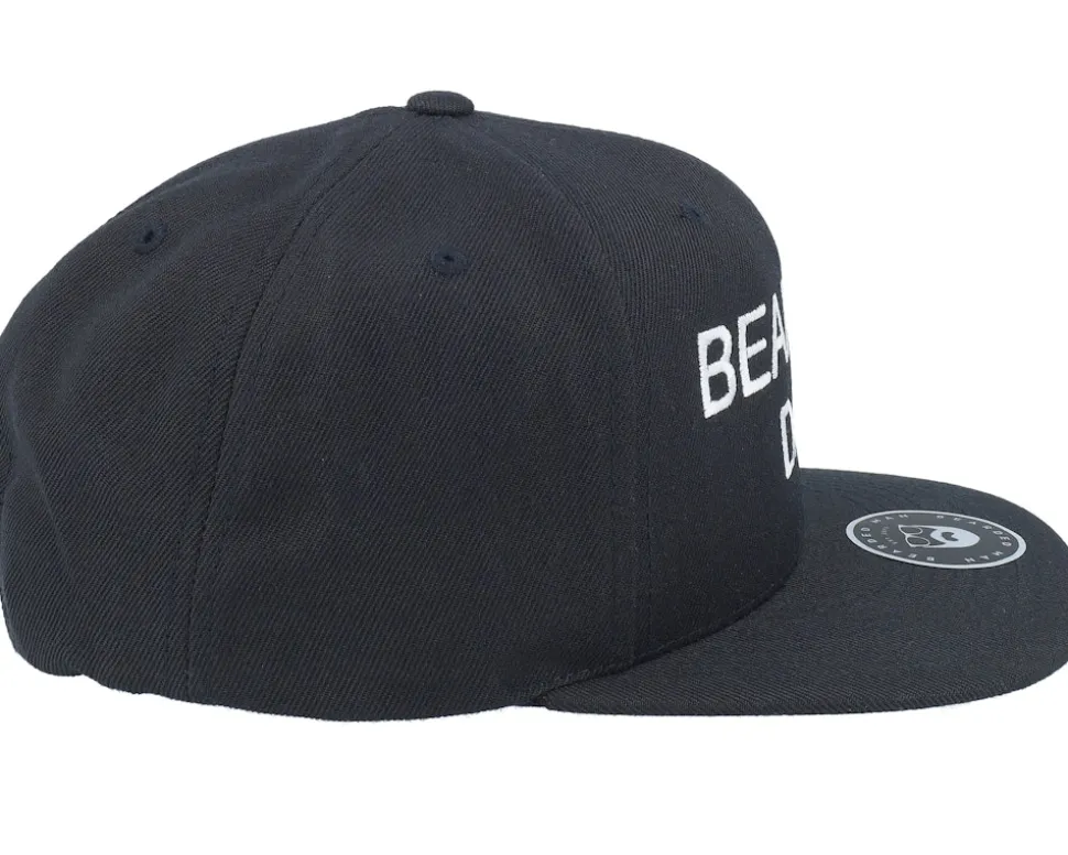 Bearded Dad Black Snapback - Bearded Man