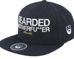 Bearded Mother Fu**ker Black/White Snapback - Bearded Man