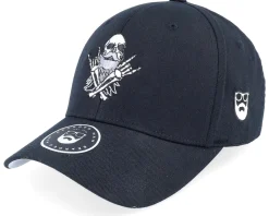 Bearded Rockstar Scull Black Flexfit - Bearded Man