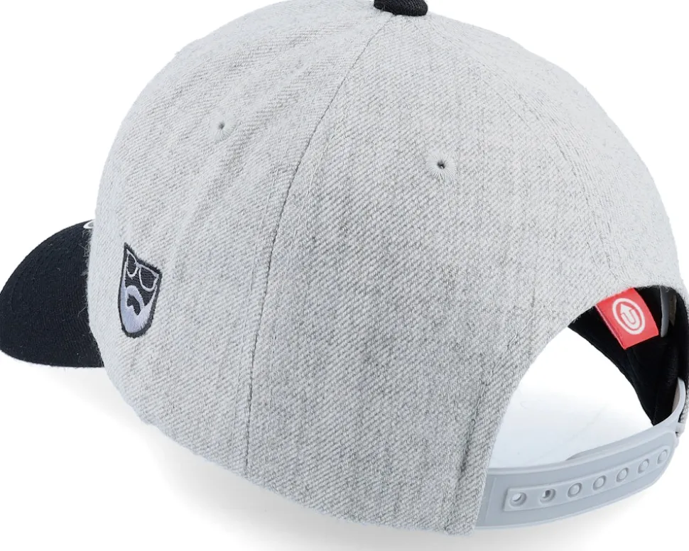 Bearded Rockstar Scull Grey/Black Adjustable - Bearded Man