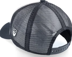 Bearded Rockstar Scull Patch Black/White Trucker - Bearded Man