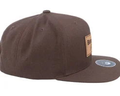 Bearded Since Birth Patch Brown Snapback - Bearded Man