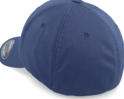 Bearded Skull Axe Wooly Combed Navy Flexfit - Vikings