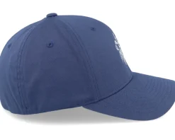 Bearded Skull Axe Wooly Combed Navy Flexfit - Vikings