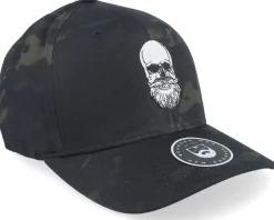 Bearded Skull Black Camo Flexfit - Bearded Man