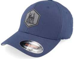 Bearded Viking Helmet Olive Flexfit Wooly Combed - Vikings