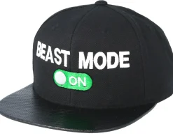 Beast Mode On Carbon Black Snapback - Berzerk
