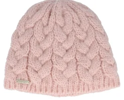 Beautiful Cabl knit Pink Beanie - Seeberger