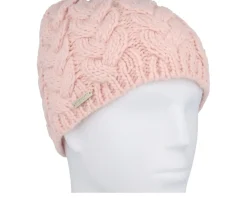 Beautiful Cabl knit Pink Beanie - Seeberger